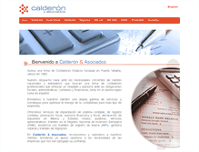 Tablet Screenshot of calderonadvise.com